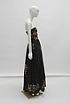 Evening dress, Arthur McGee (American, 1933–2019), (a) cotton, synthetic, metal, (b) cotton, metal, American